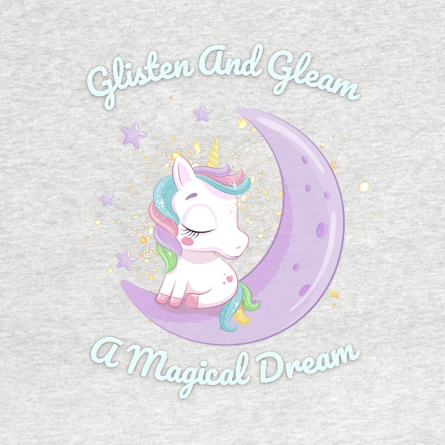 Whimsical Night: Glisten and Gleam- A Magical Dream by DaShirtXpert